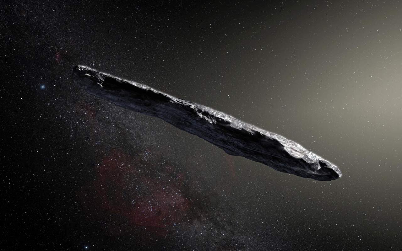 Asteroide interestelar podría contener agua bajo su gruesa superficie