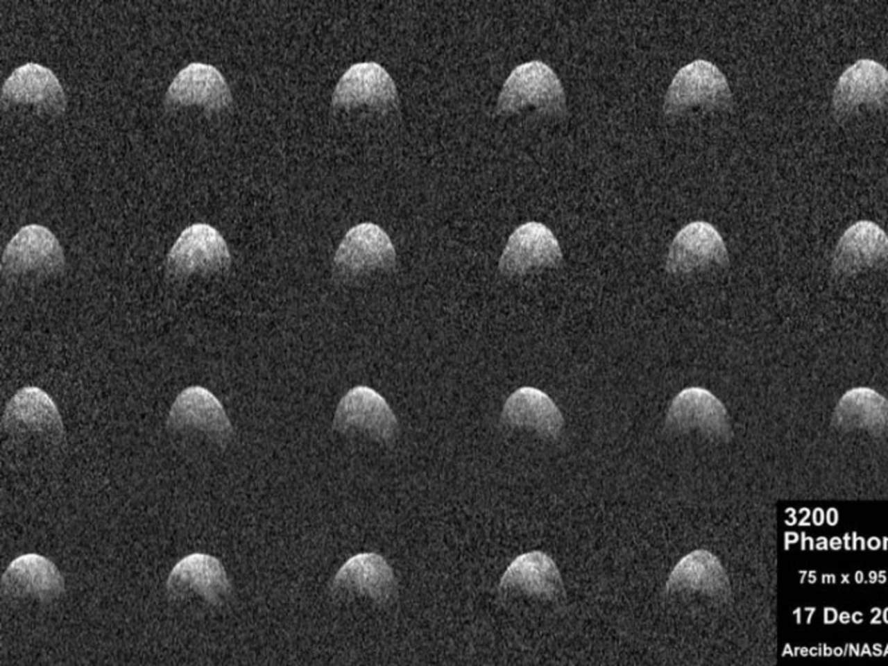Difunden imágenes del acercamiento del asteroide Faetón a la Tierra