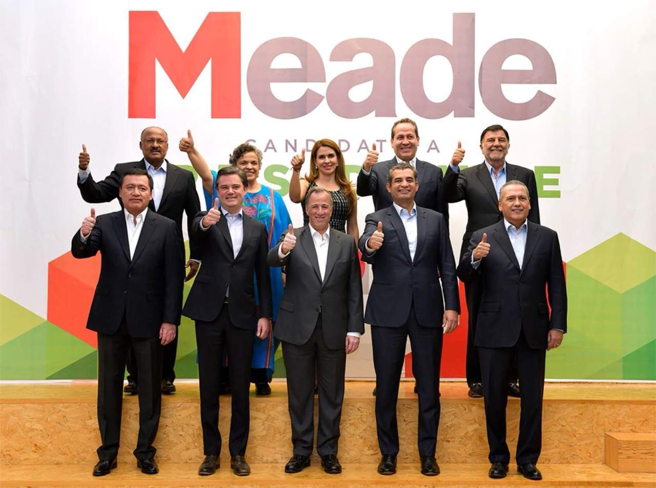 Se suman Osorio Chong y Beltrones a campaña de Meade