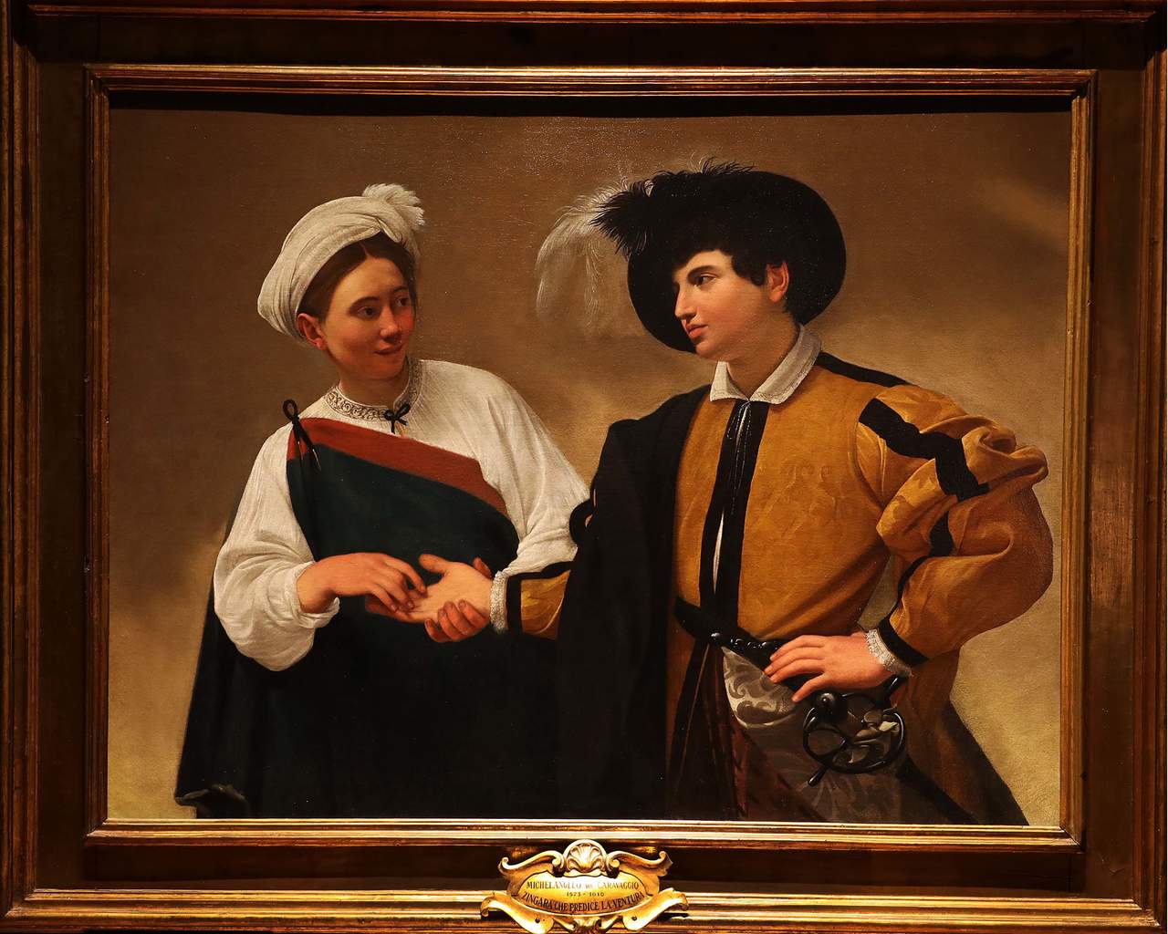 La buenaventura, de Caravaggio