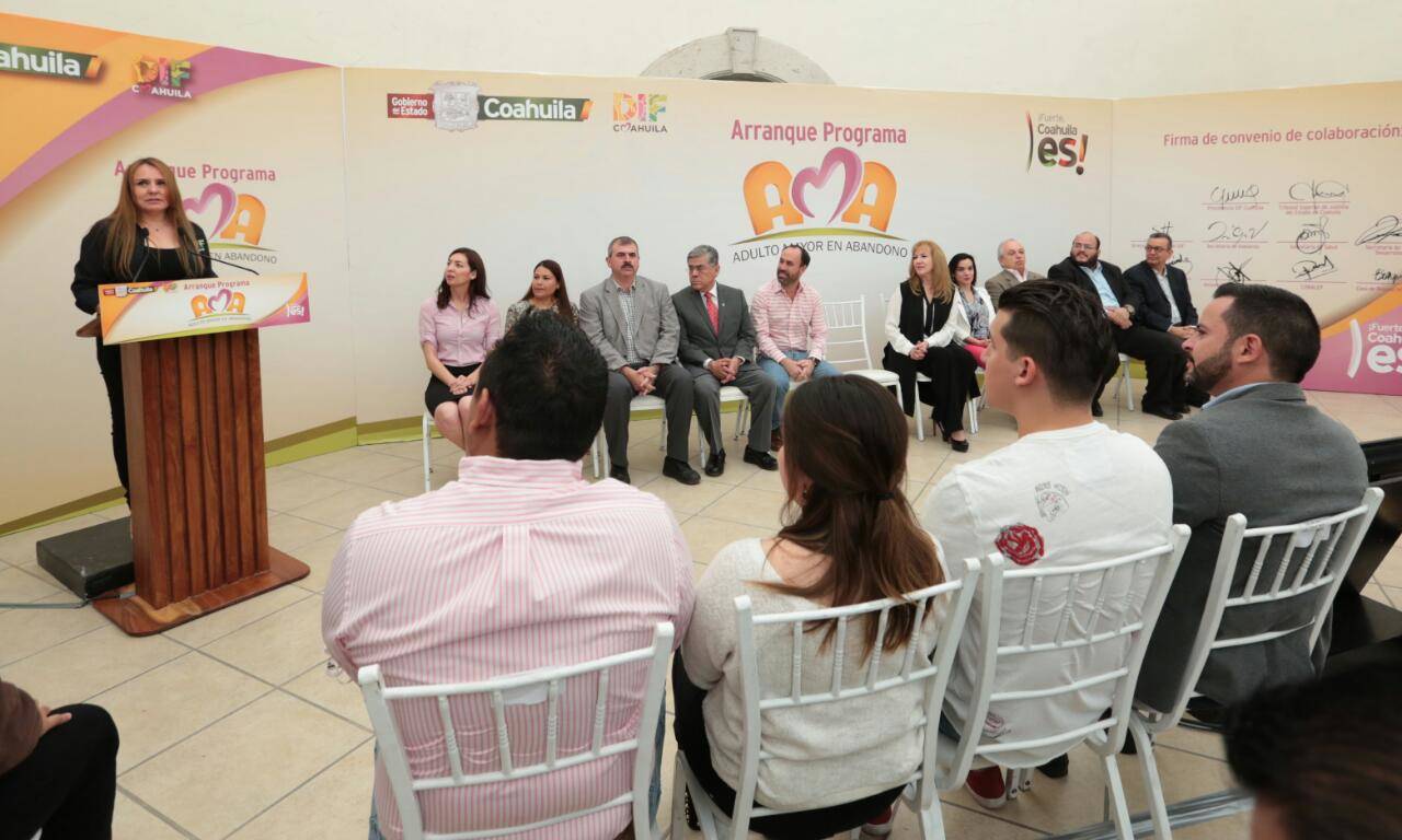 El DIF Coahuila 'AMA' en apoyo de adultos mayores