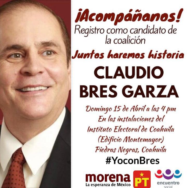 Renuncia Claudio Bres Garza al PRI; buscará alcaldía de Piedras Negras