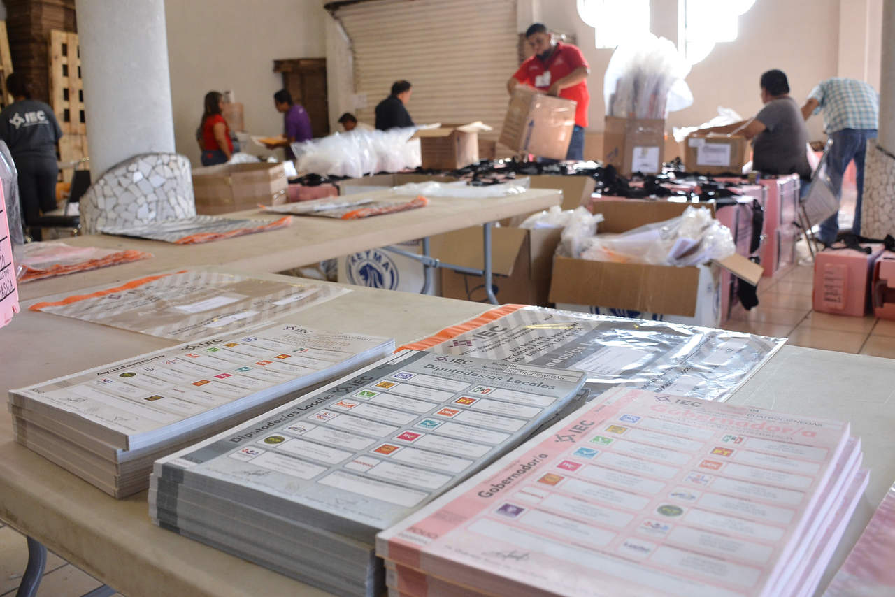 Con retraso, INE inicia la producción de boletas electorales