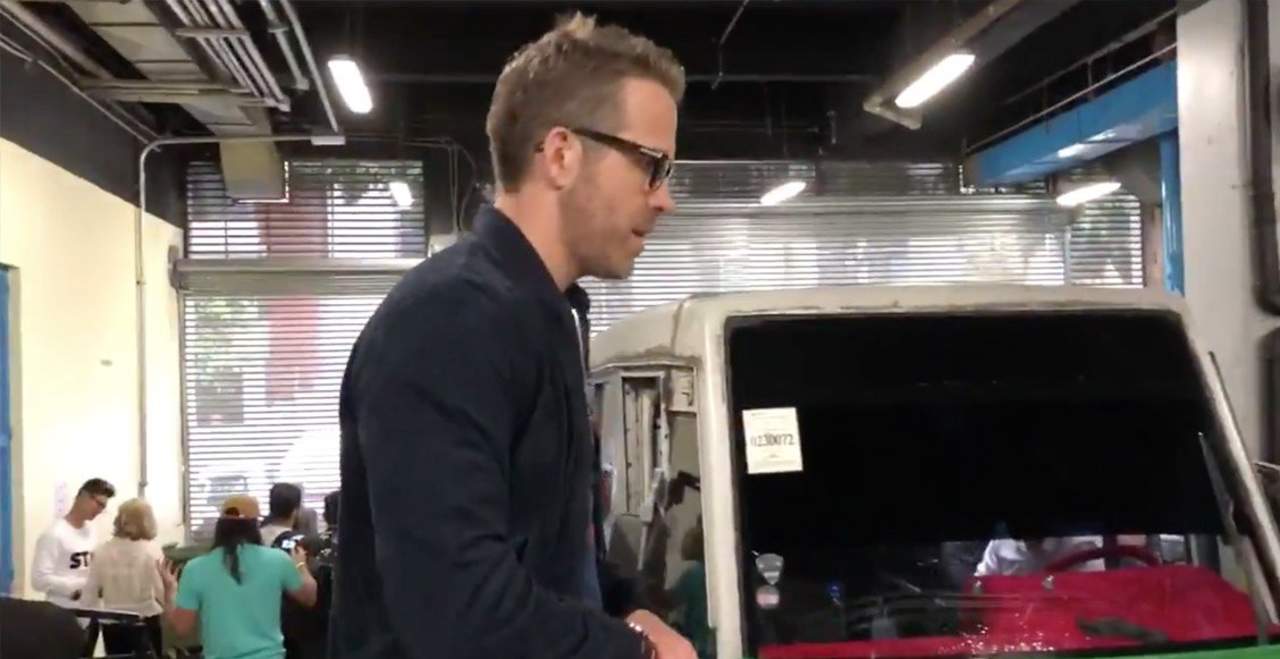 Ryan Reynolds viaja en microbús en CDMX