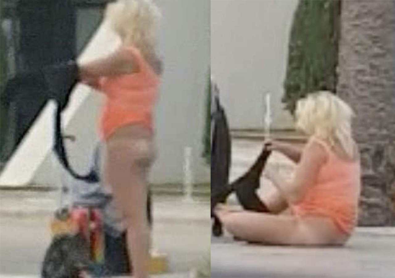 Mujer se desnuda en pleno aeropuerto