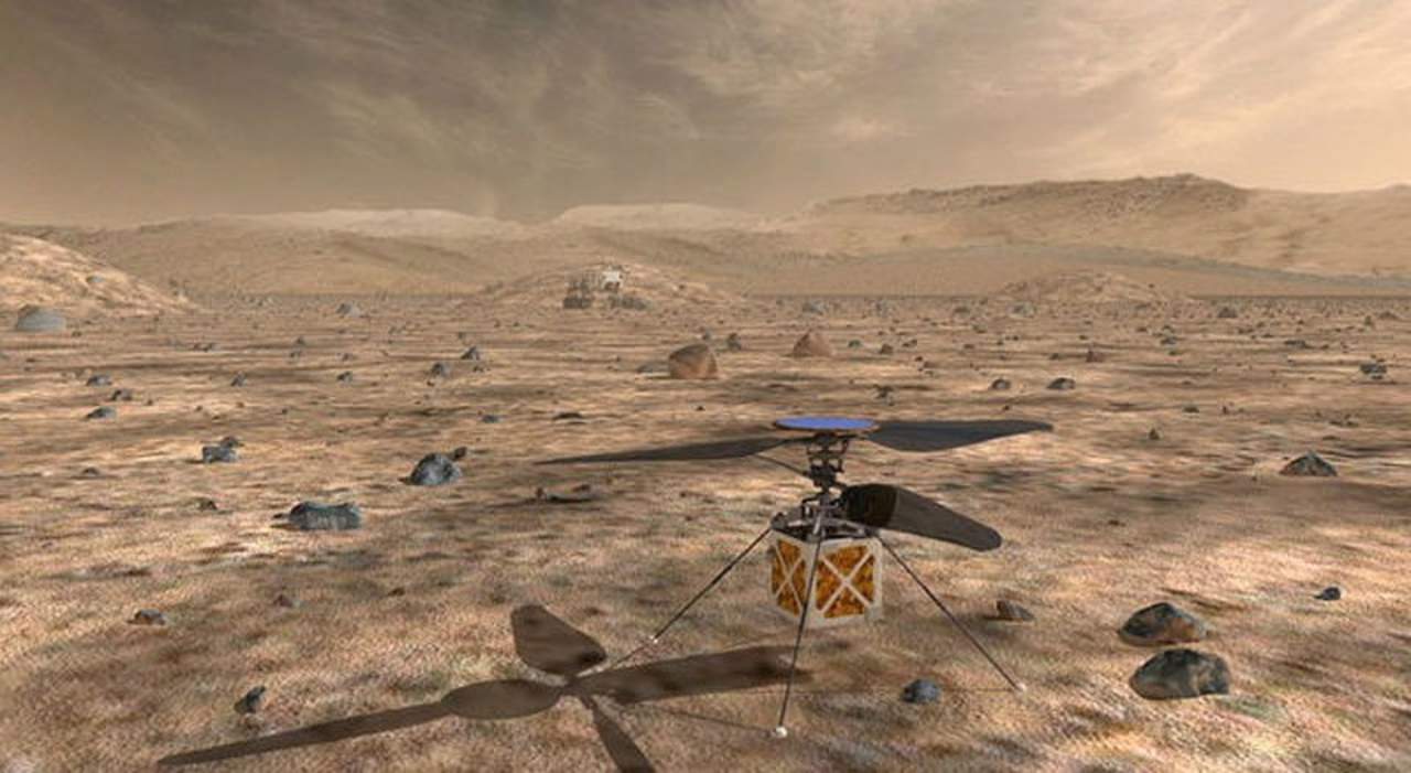 Enviará NASA helicóptero autónomo en próxima misión a Marte