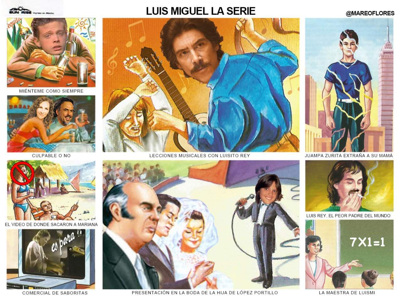 Se viraliza 'monografía' de la serie de Luis Miguel