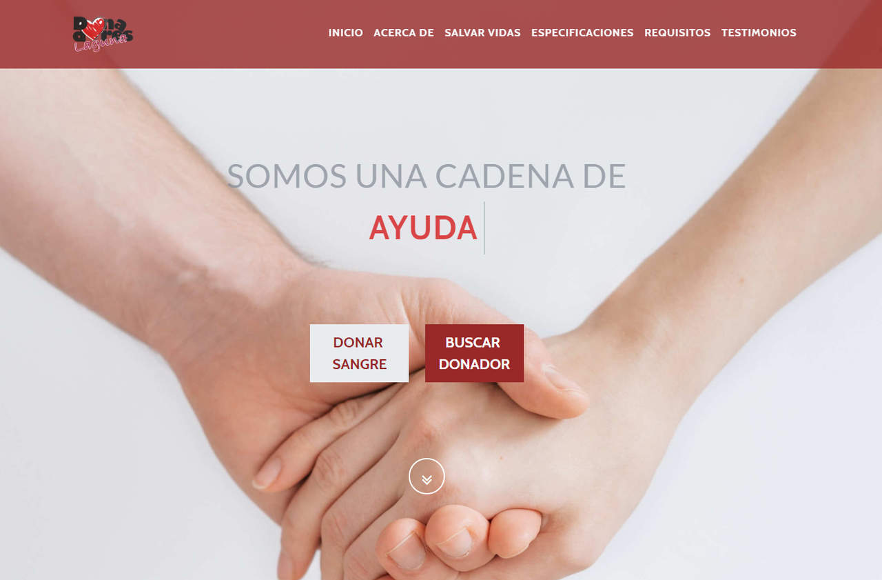 Donadores Laguna abre página web