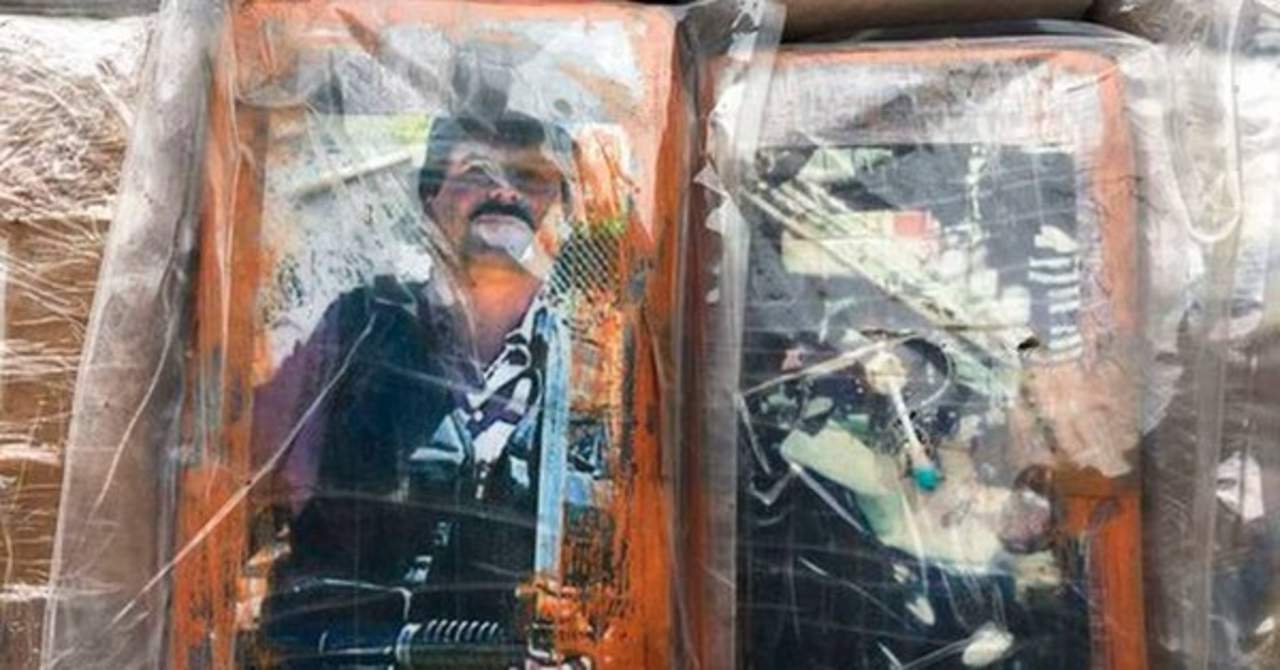Incautan droga en Perú con fotos de Pablo Escobar y 'El Chapo'