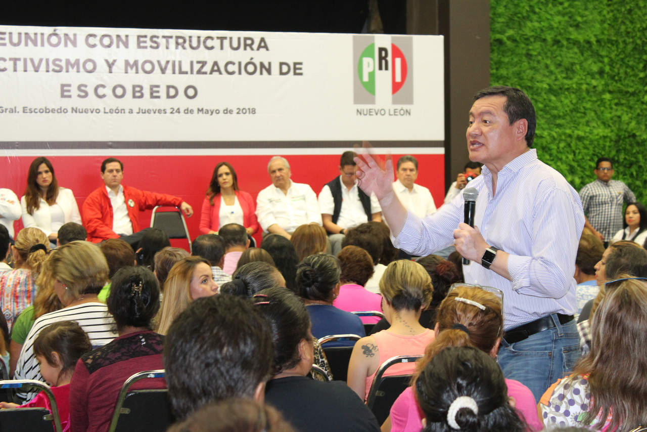 Asegura Osorio Chong que el PRI dará batalla para ganar las elecciones