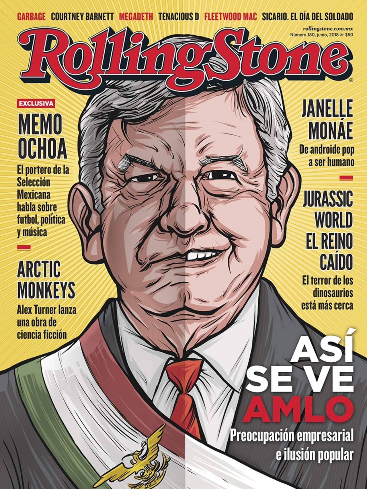 Aparece AMLO en portada de Rolling Stone México