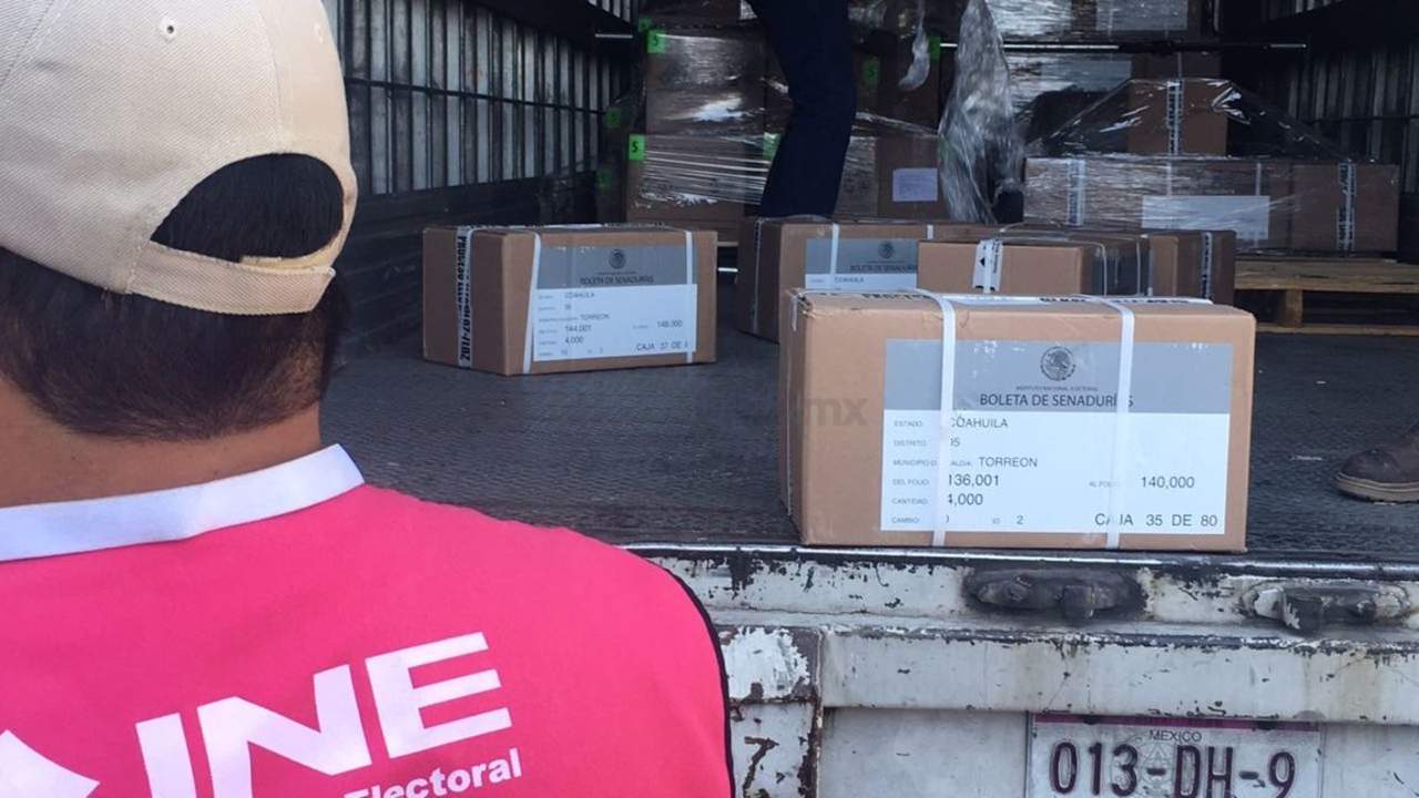 Llegan boletas electorales a Torreón