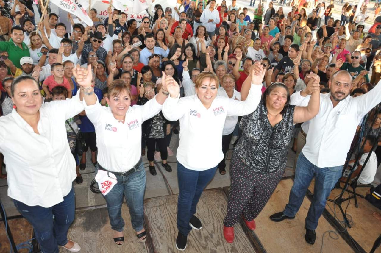 Cierran campañas en Gómez Palacio candidatas a diputadas por el PRI