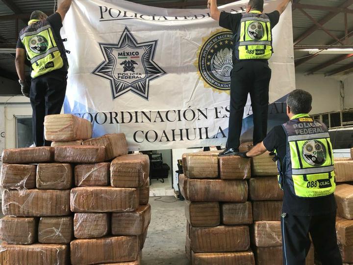 Aseguran casi una tonelada de marihuana en la Saltillo-Torreón