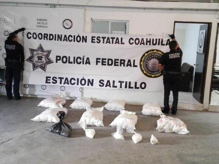Decomisan 200 kilos de cristal en la Saltillo-Torreón