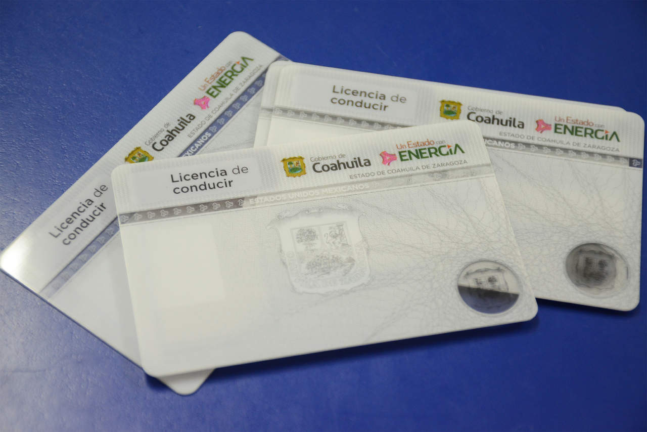 Nuevas licencias de conducir en Coahuila, con 'candados' de seguridad