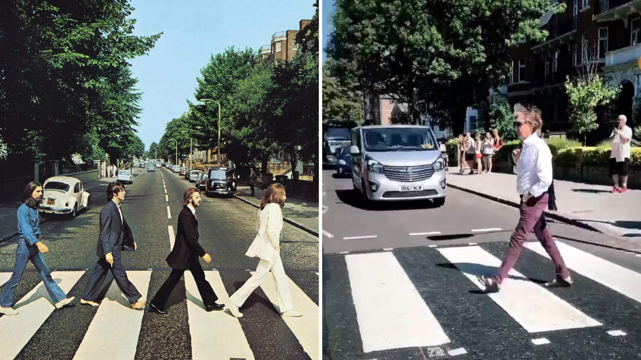 Paul McCartney recrea famosa imagen de la banda The Beatles