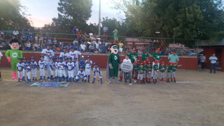 Inauguran 15vo.Campeonato Nacional de Béisbol Infantil en Piedras Negras