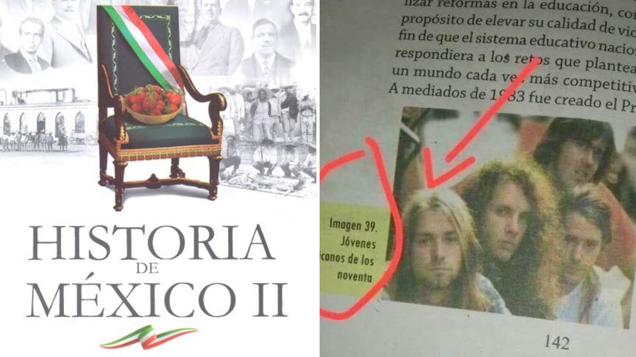 Libro de la UAS confunde a Nirvana con jóvenes mexicanos de los 90s