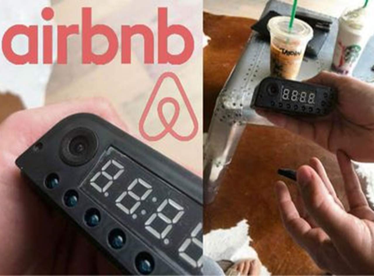 Encuentra cámara escondida en departamento de Airbnb
