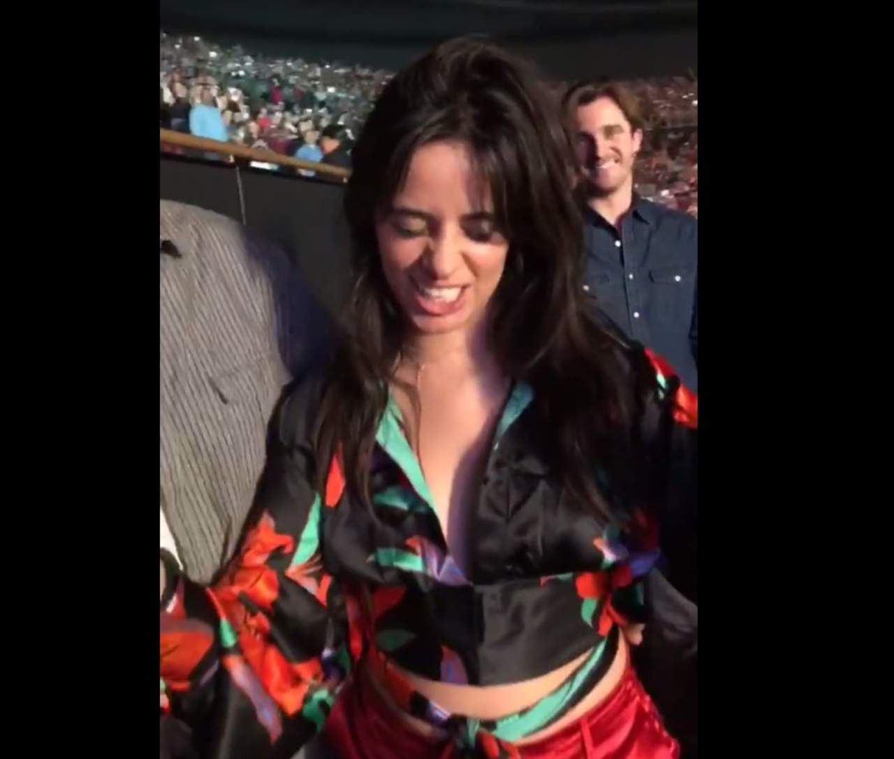 Así disfrutó Camila Cabello del concierto de Luis Miguel