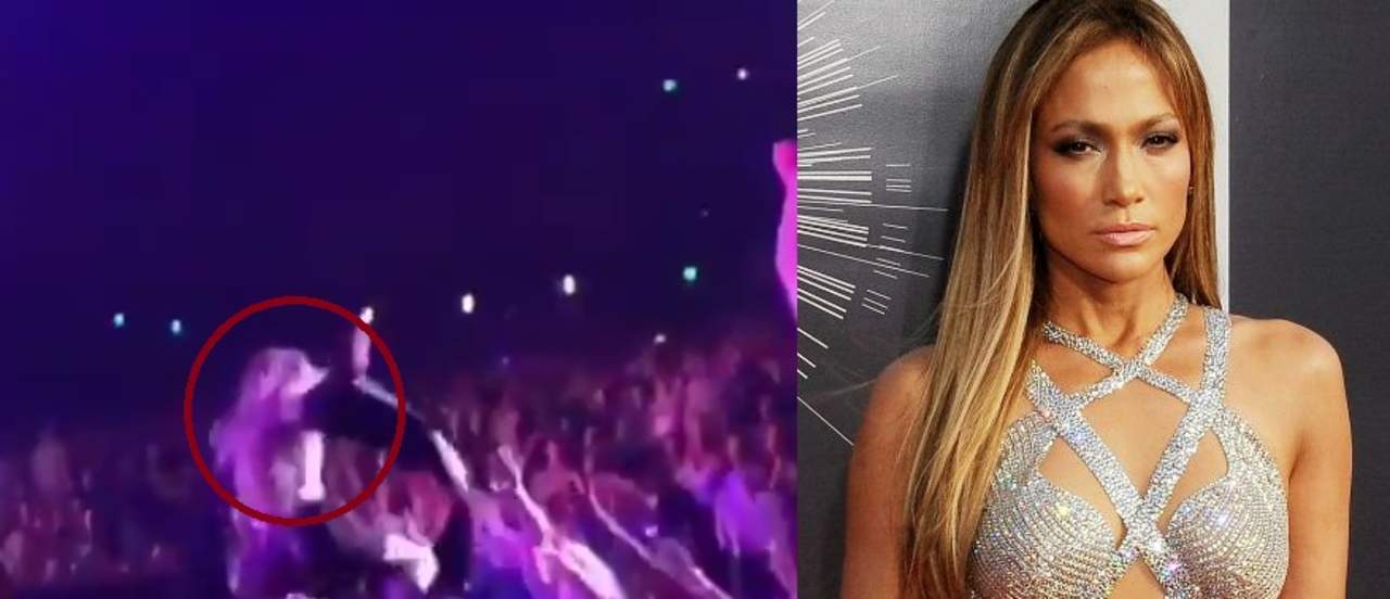 Jennifer López sufre bochornosa caída durante presentación en Las Vegas