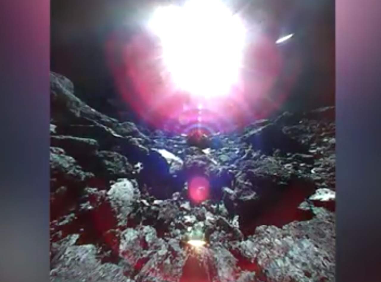 Este es el primer video que existe grabado desde un asteroide