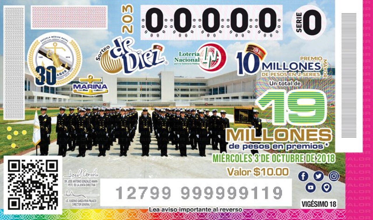 Cae en Torreón el segundo premio de Lotería Nacional