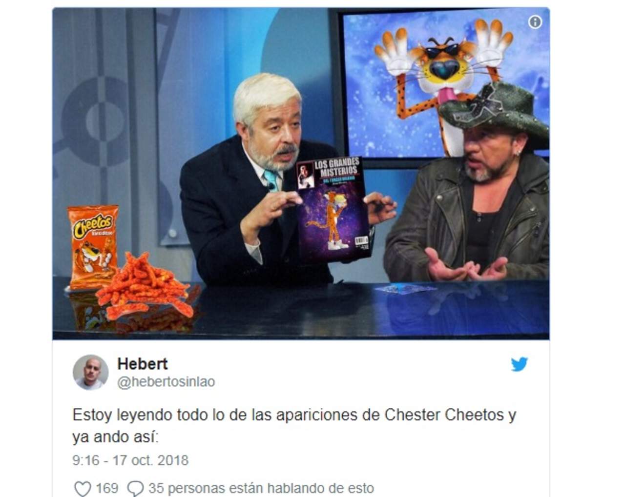 La historia viral de Chester Cheetos en Twitter