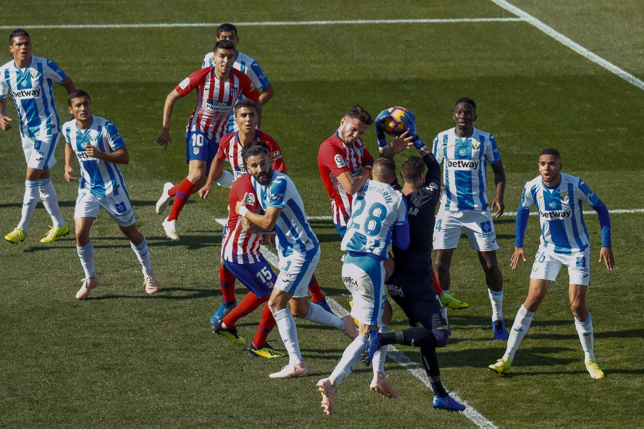 Atlético de Madrid apenas logra empate ante Leganés