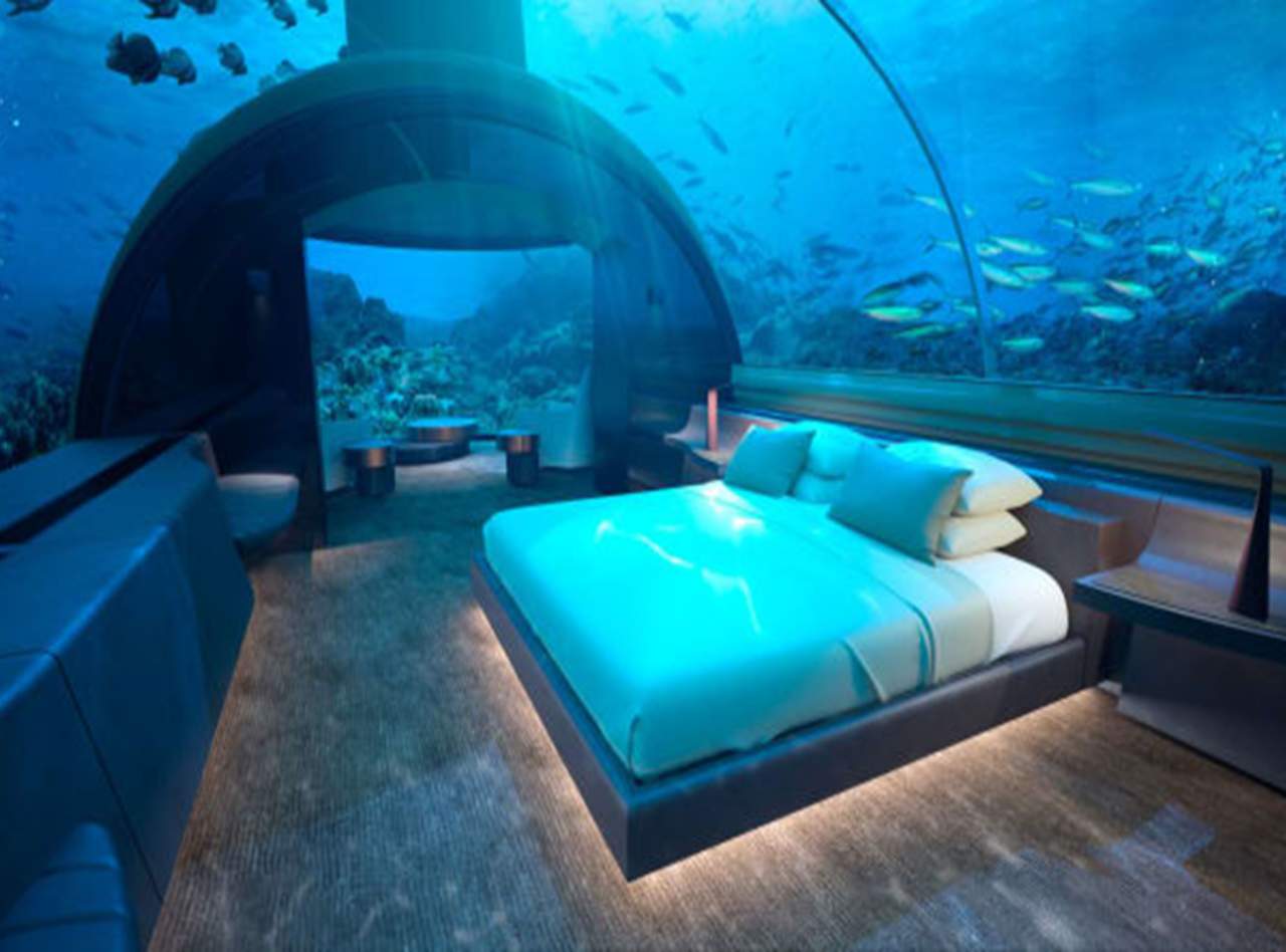Abre el hotel bajo el agua que cuesta 50 mil dólares la noche