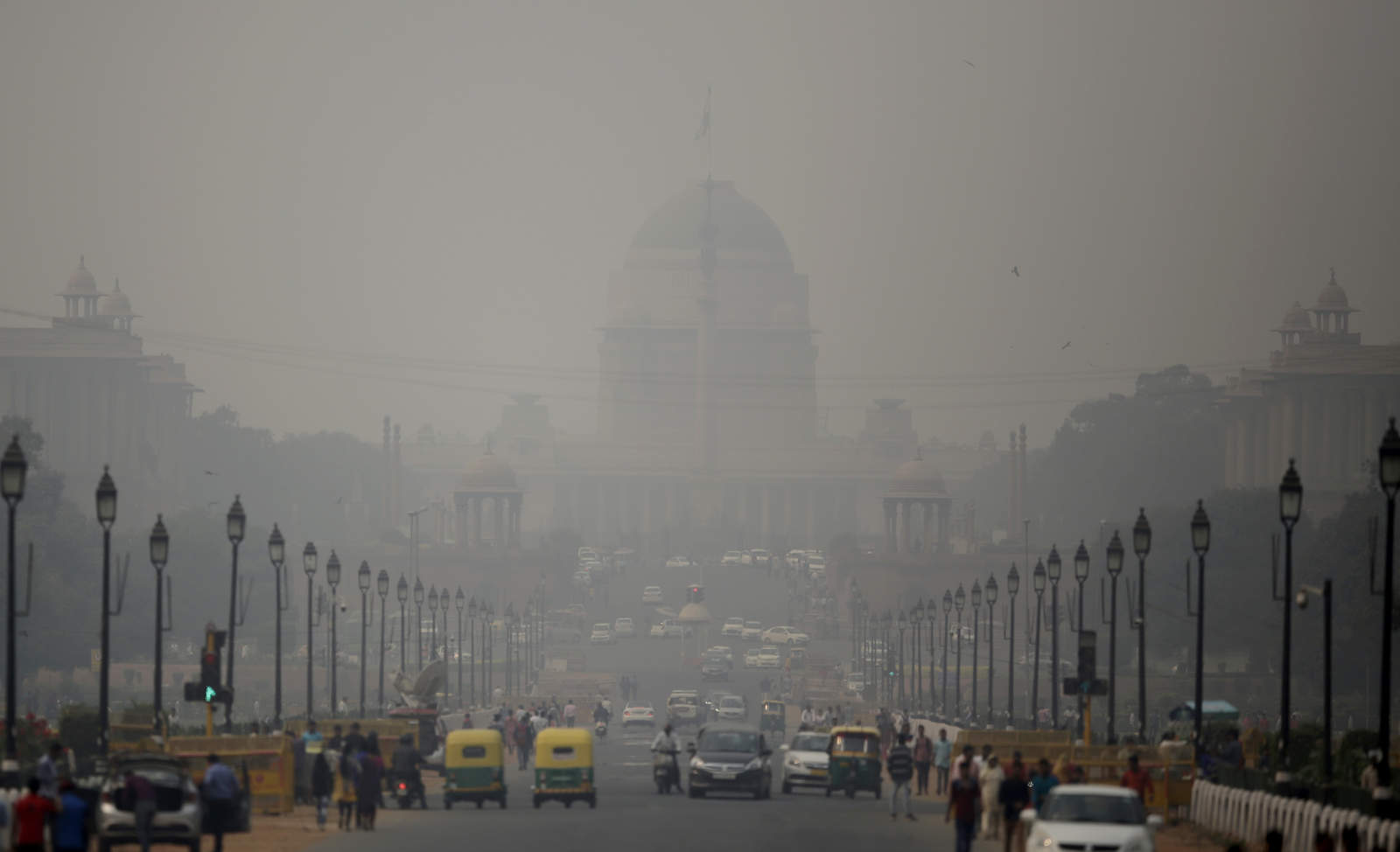 Contaminación en Nueva Delhi llega a niveles 'peligrosos'