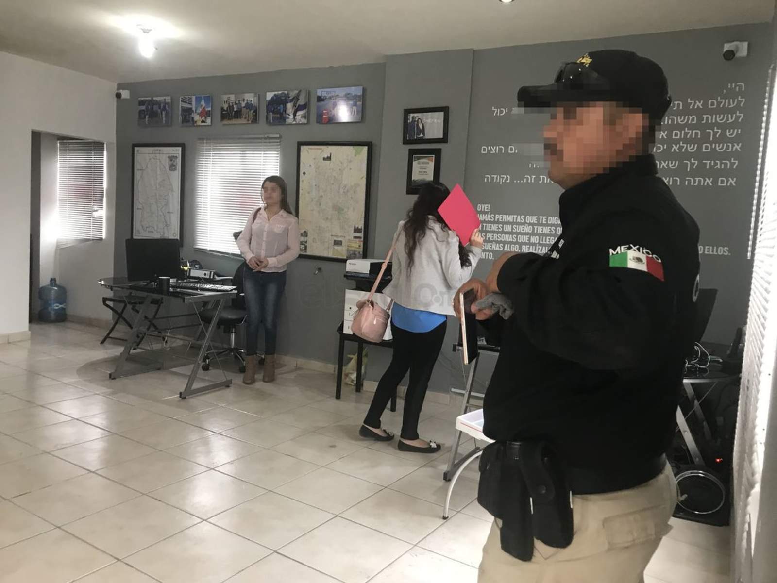 Catean oficinas de presunto asaltabancos en Monclova