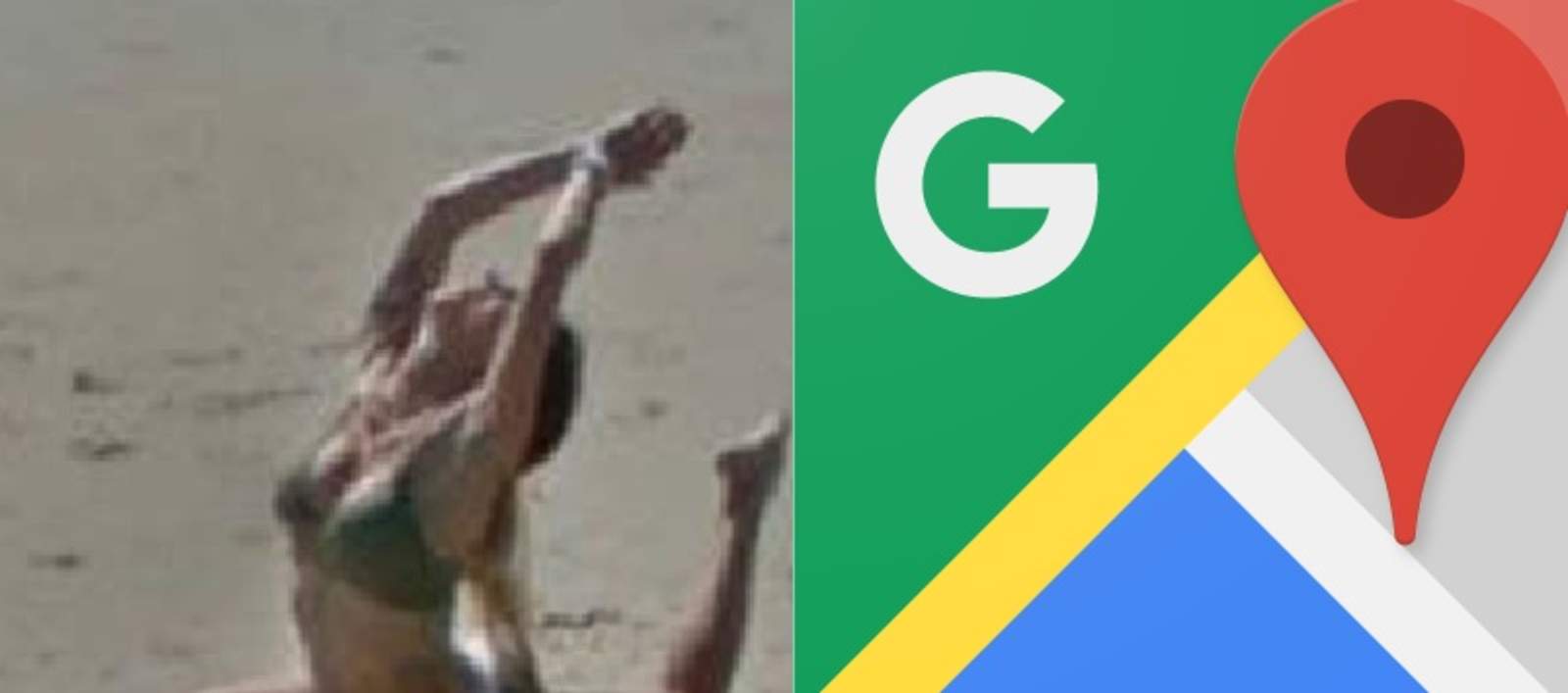 Google Maps capta a mujer haciendo yoga