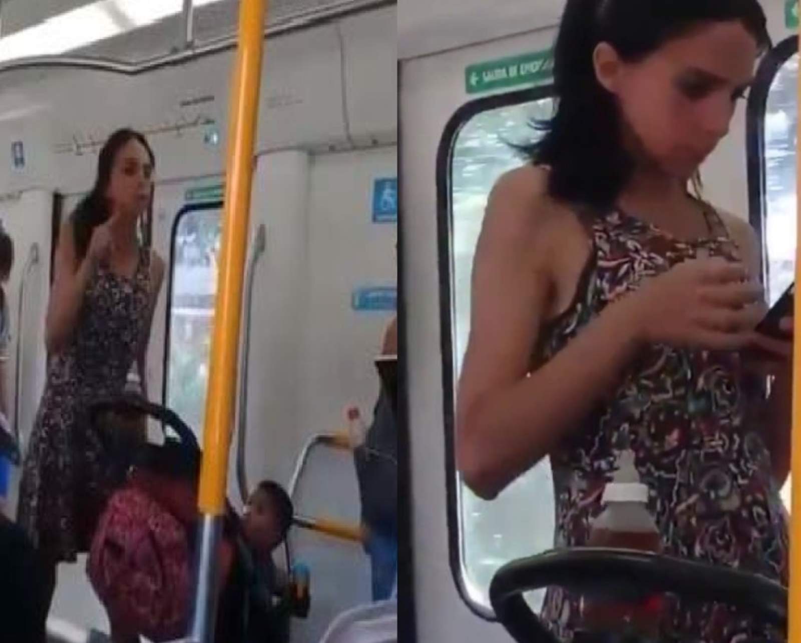 Discusión de mujeres en un tren se hace viral