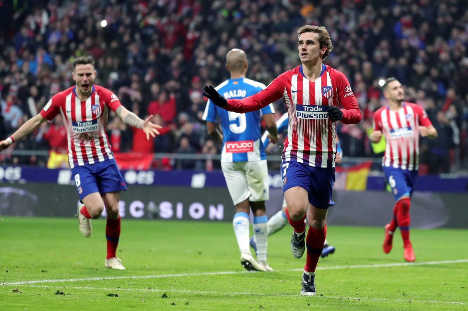 Griezmann da triunfo al Atlético de Madrid ante Espanyol