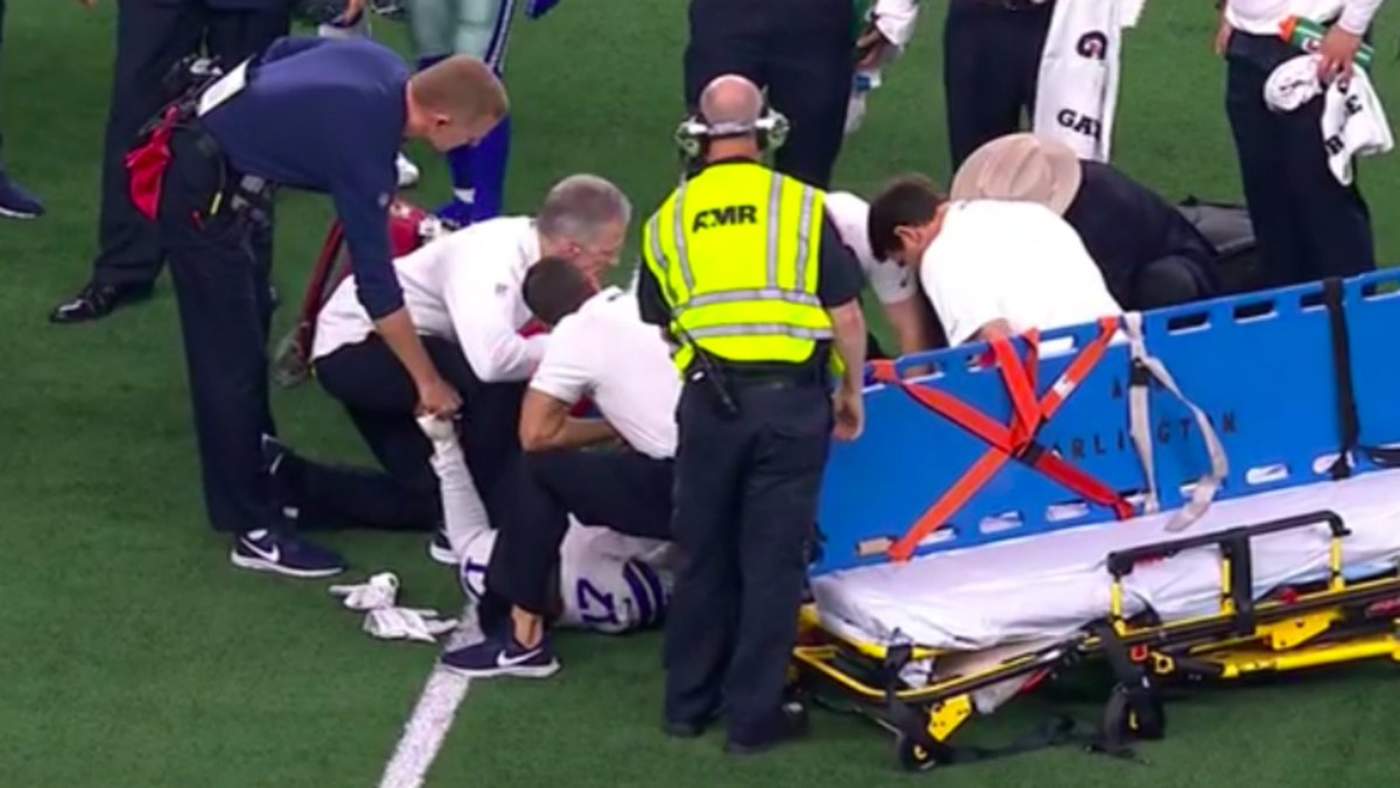 Allen Hurns de Cowboys de Dallas sufre impactante lesión