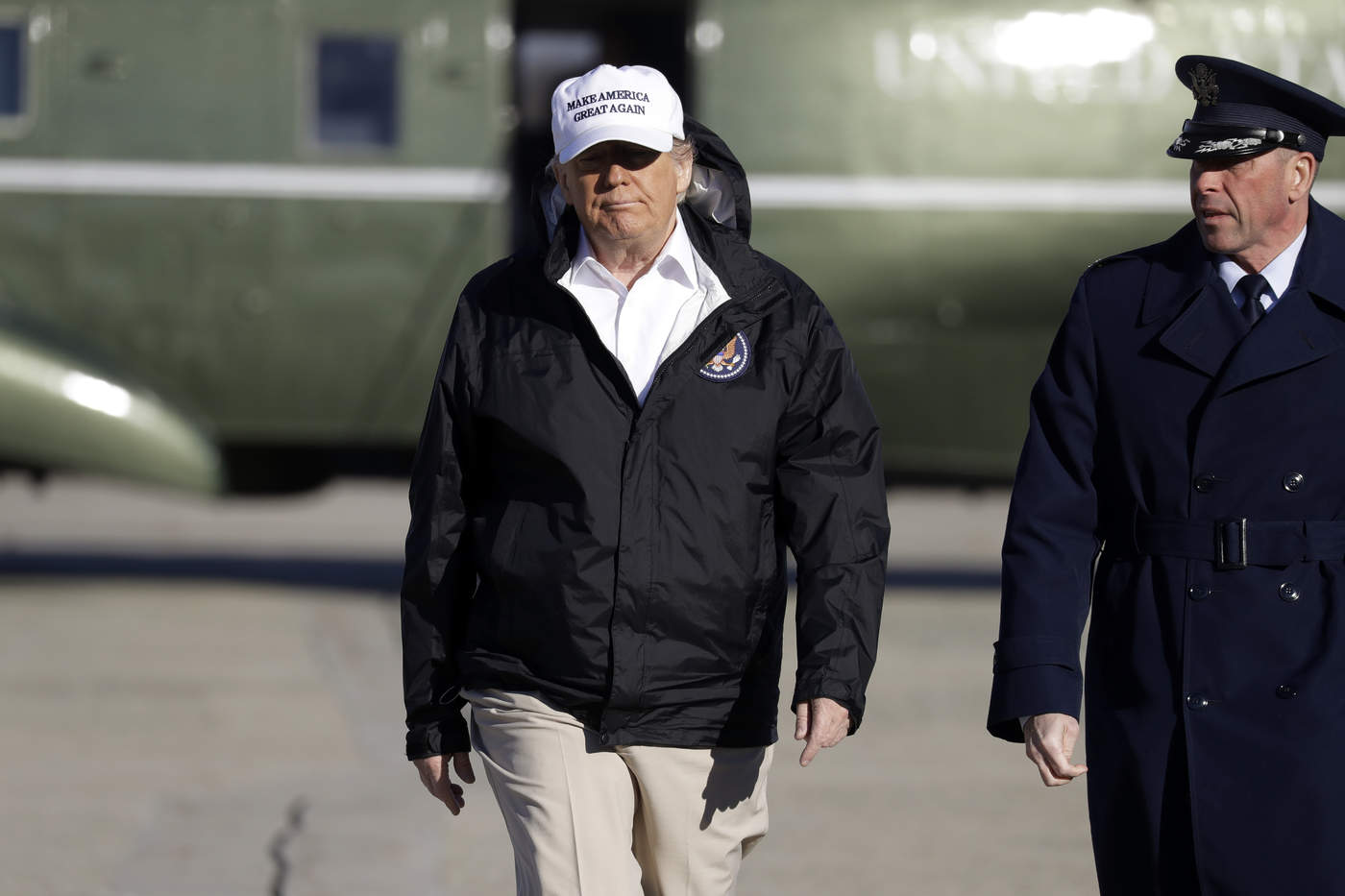 Viaja Trump a la frontera sur para reforzar argumentos sobre el muro
