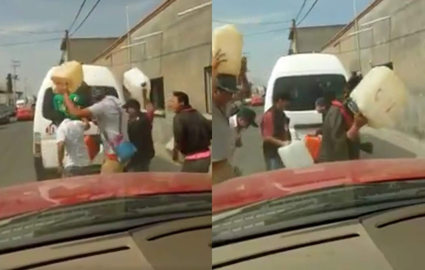 VIRAL: Bailan 'Payaso de Rodeo' en fila de gasolinera