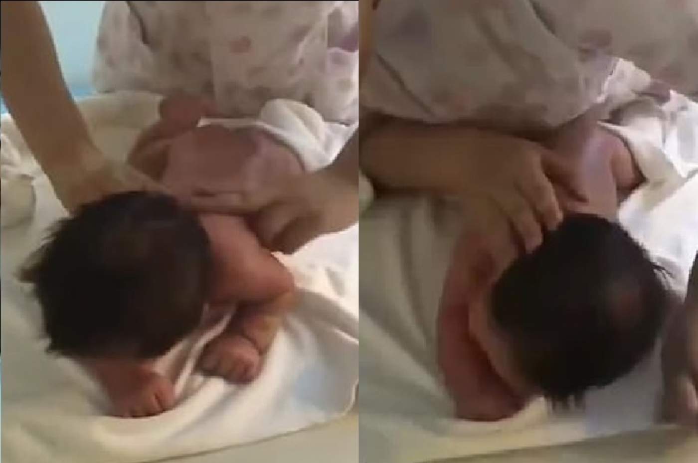 Bebé de 23 días conmueve al pronunciar la palabra 'mamá'