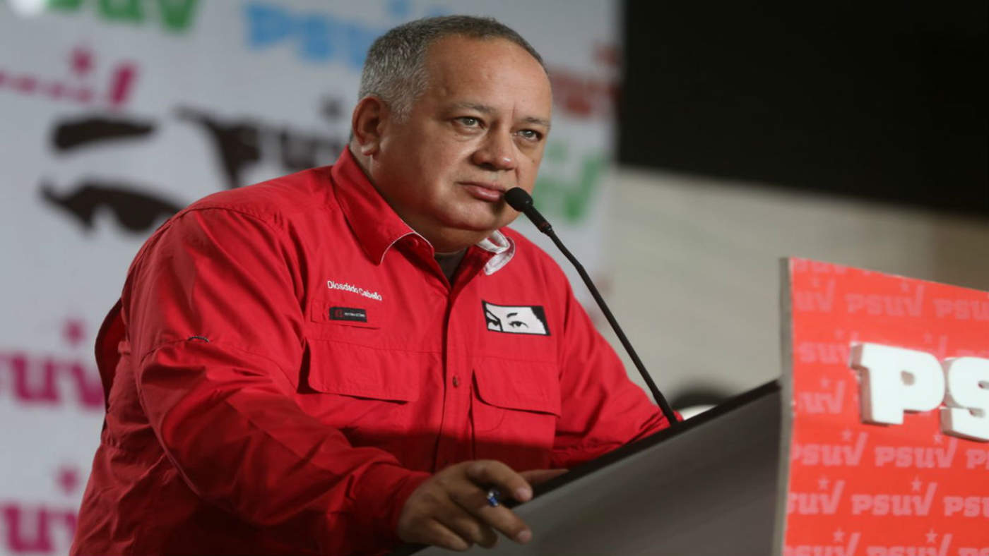 Diosdado Cabello advierte con 'guerra irregular' si Venezuela es invadida
