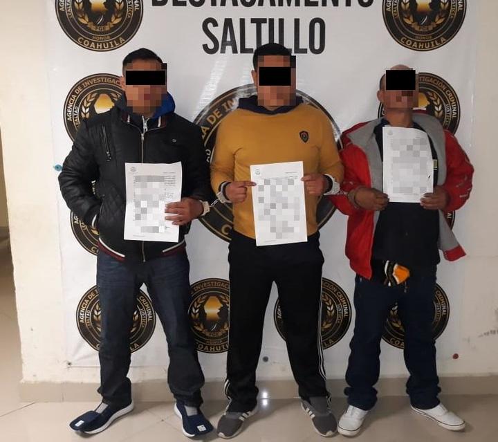 Detienen a tres por robo en Saltillo