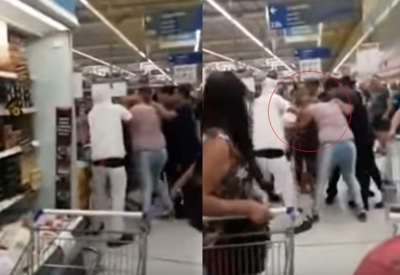 Mujeres protagonizan pelea por una milanesa en supermercado