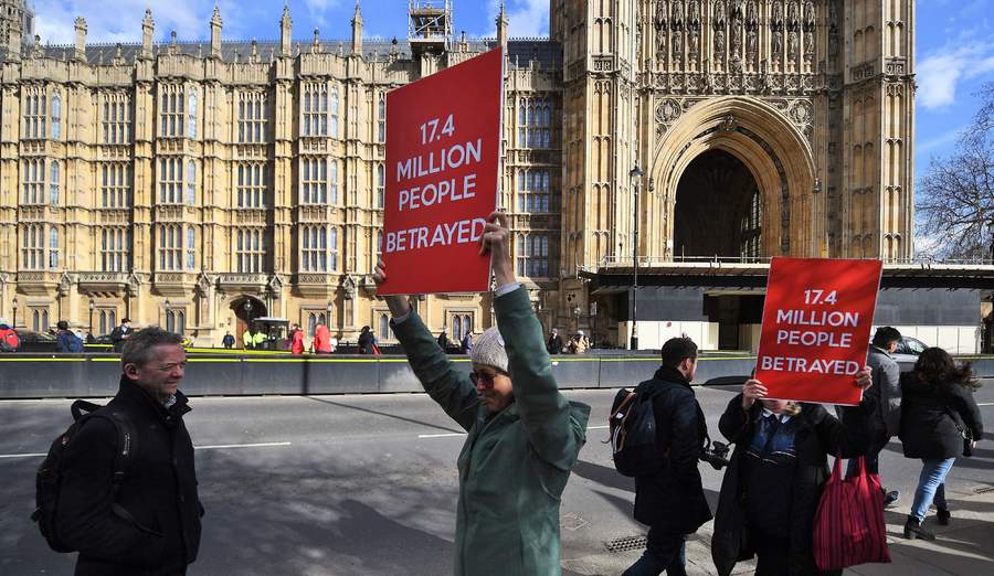Parlamento británico rechaza celebrar un segundo referéndum del 'brexit'