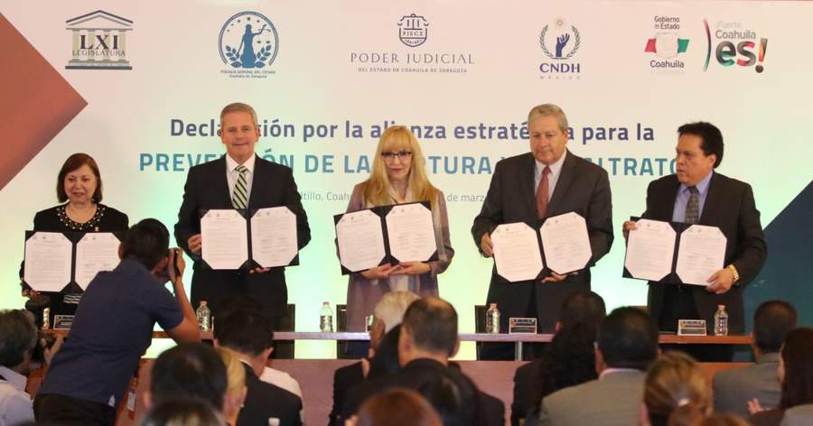 CNDH, Congreso y Estado firman convenio para erradicar tortura