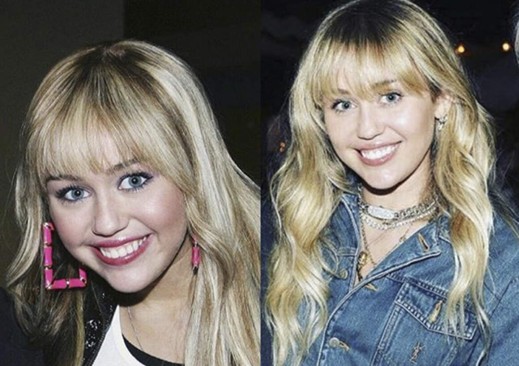 Miley Cyrus se convierte en Hannah Montana con nuevo look