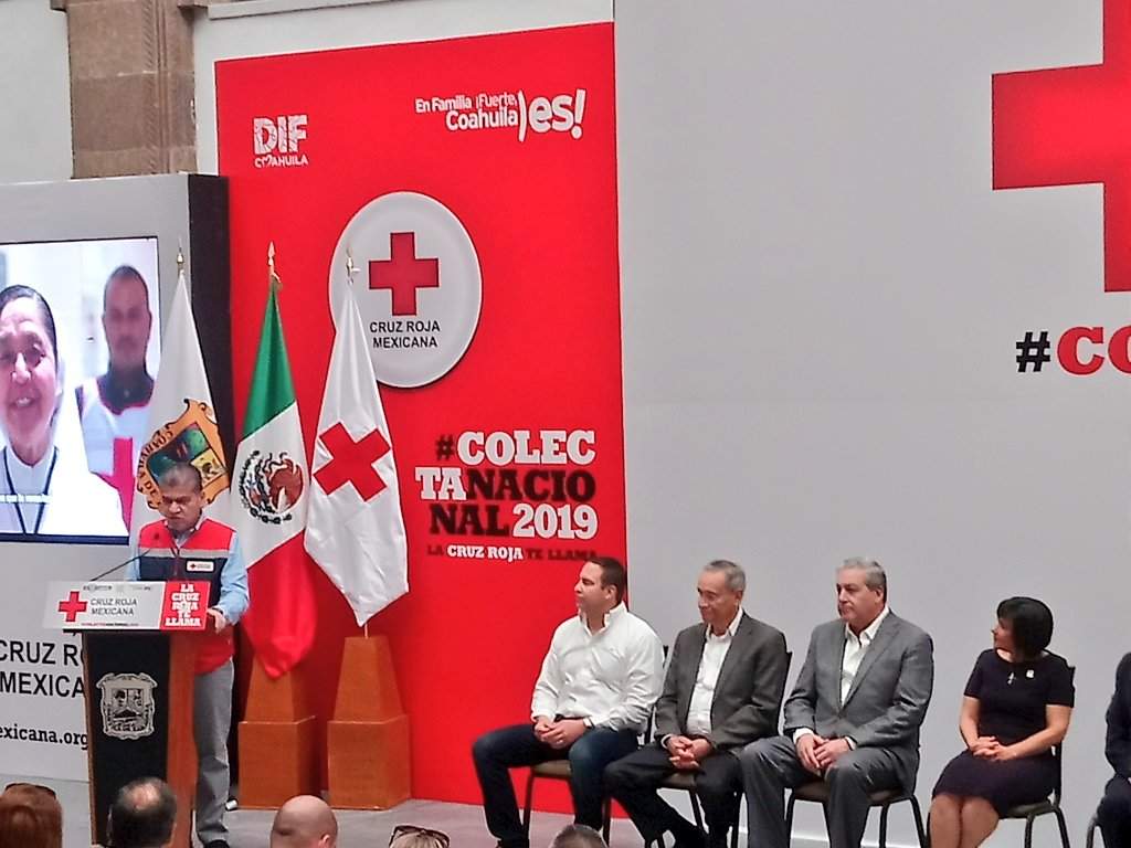 Inician colecta de la Cruz Roja en Coahuila