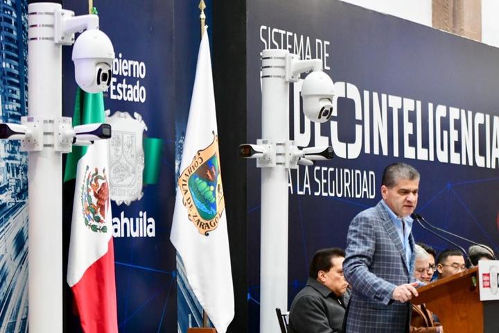 En un año quedarán instaladas cámaras con reconocimiento facial en Coahuila
