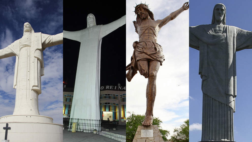 Los Cristos más grandes que puedes encontrar en Latinoamérica