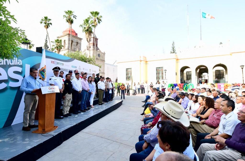 Desde Cuatrociénegas arranca operativo de Semana Santa en Coahuila